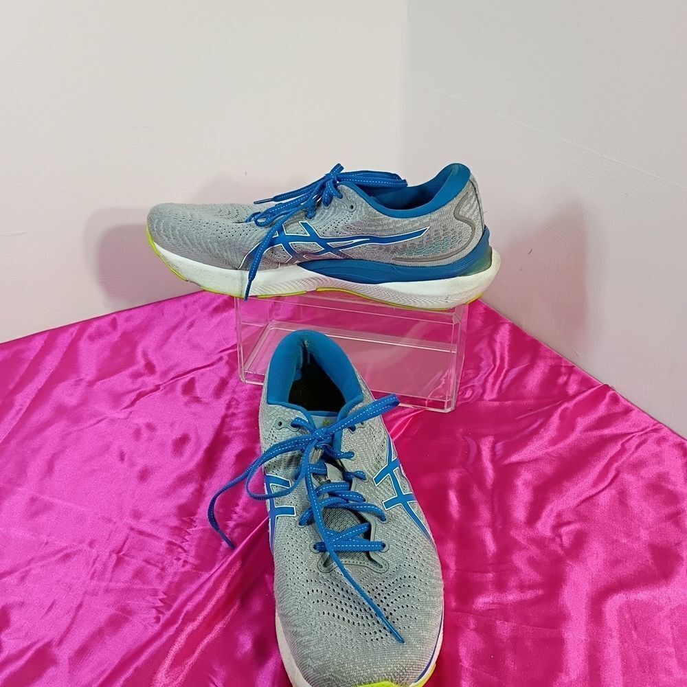 Asics Gel - Cumulus 24 Sheet Rock / Lake Drive 1011B365-021, Mens SZ 10 WIDE